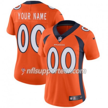 Maillot Femme Denver Broncos Personnalisé Orange 